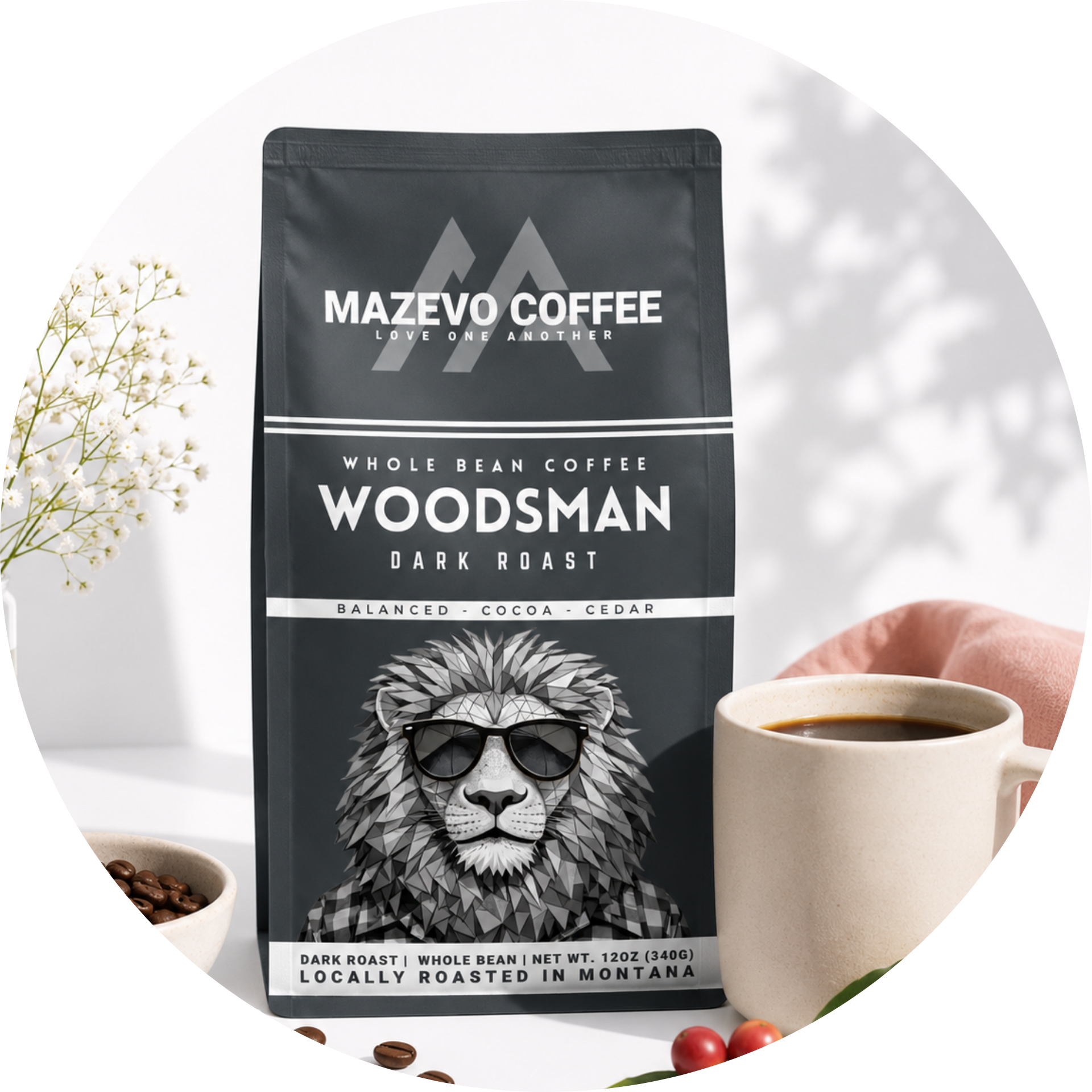 The Woodsman | Dark Roast Blend | Cocoa • Cedar • Balanced