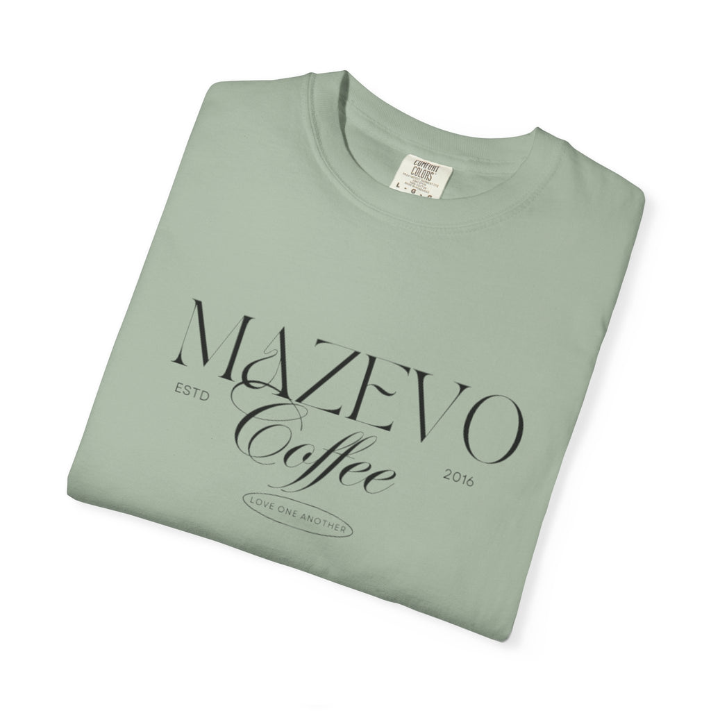 Mazevo Coffee Graphic T-Shirt — Classic Minimal Logo Tee