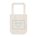 Saturday Morning Coffee Club Organic Canvas Tote — Reusable Coffee Tote Bag