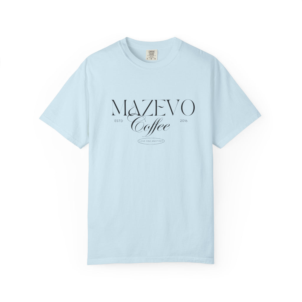 Mazevo Coffee Graphic T-Shirt — Classic Minimal Logo Tee