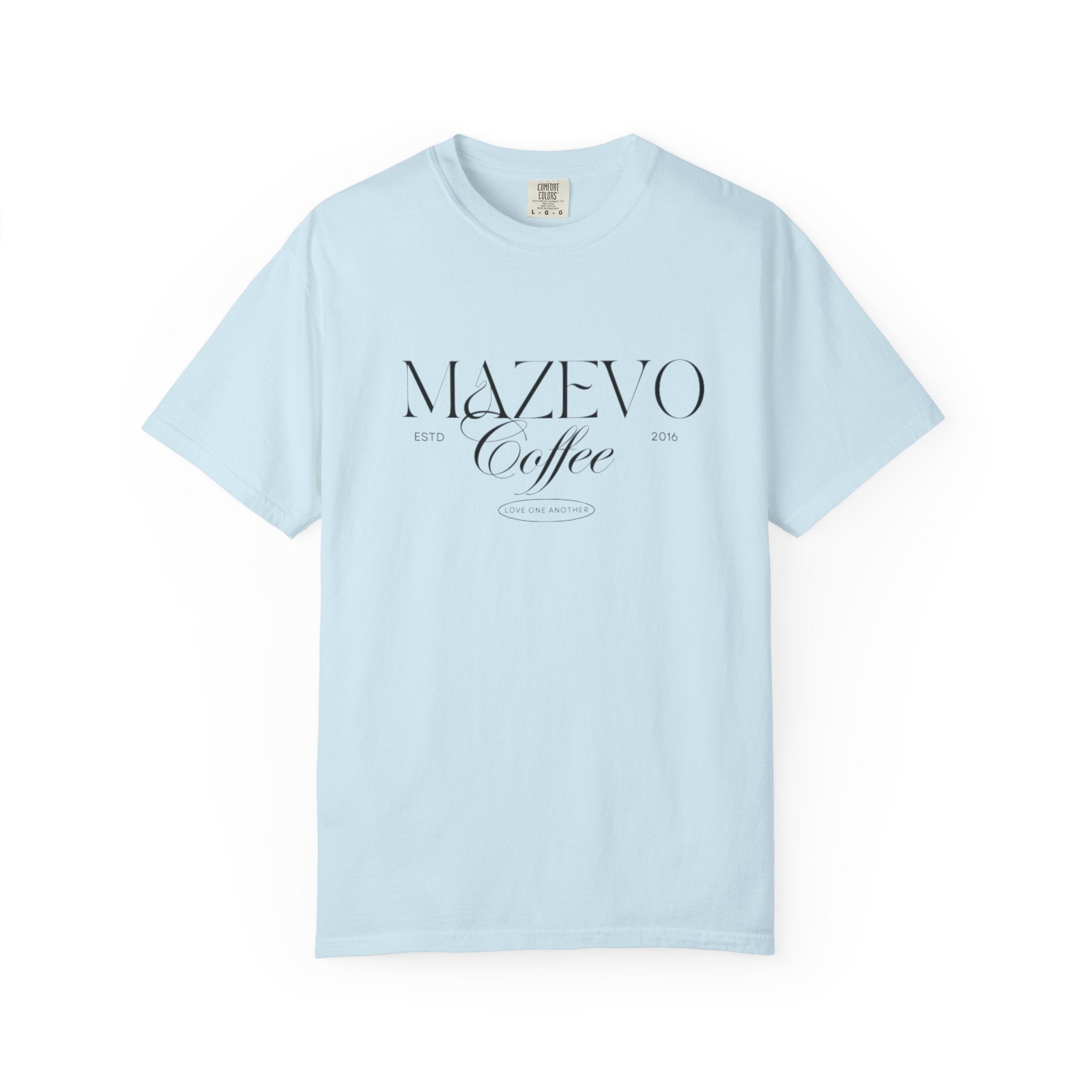 Mazevo Coffee Graphic T-Shirt — Classic Minimal Logo Tee