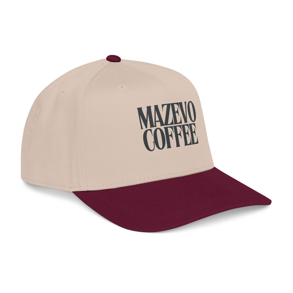 Mazebo Coffee Embroidered Mid-Profile Baseball Cap