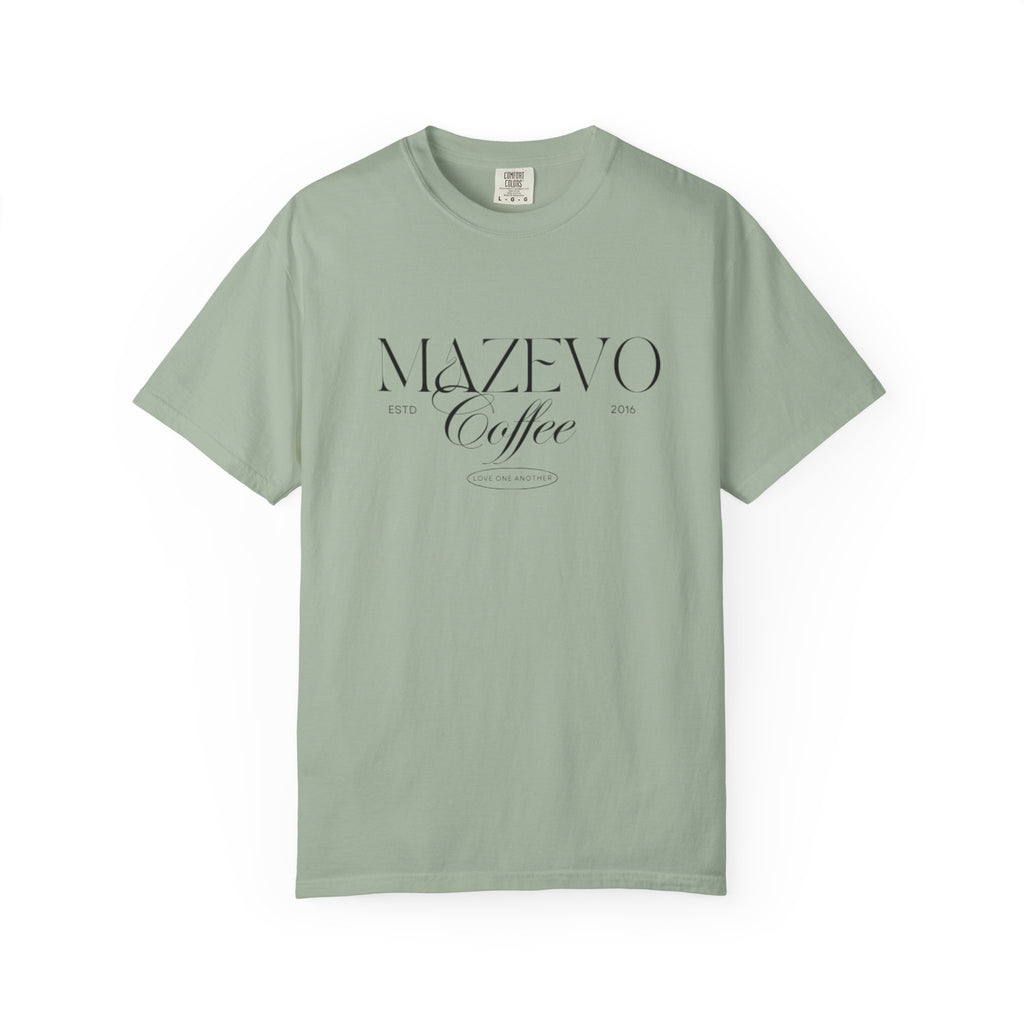 Mazevo Coffee Graphic T-Shirt — Classic Minimal Logo Tee