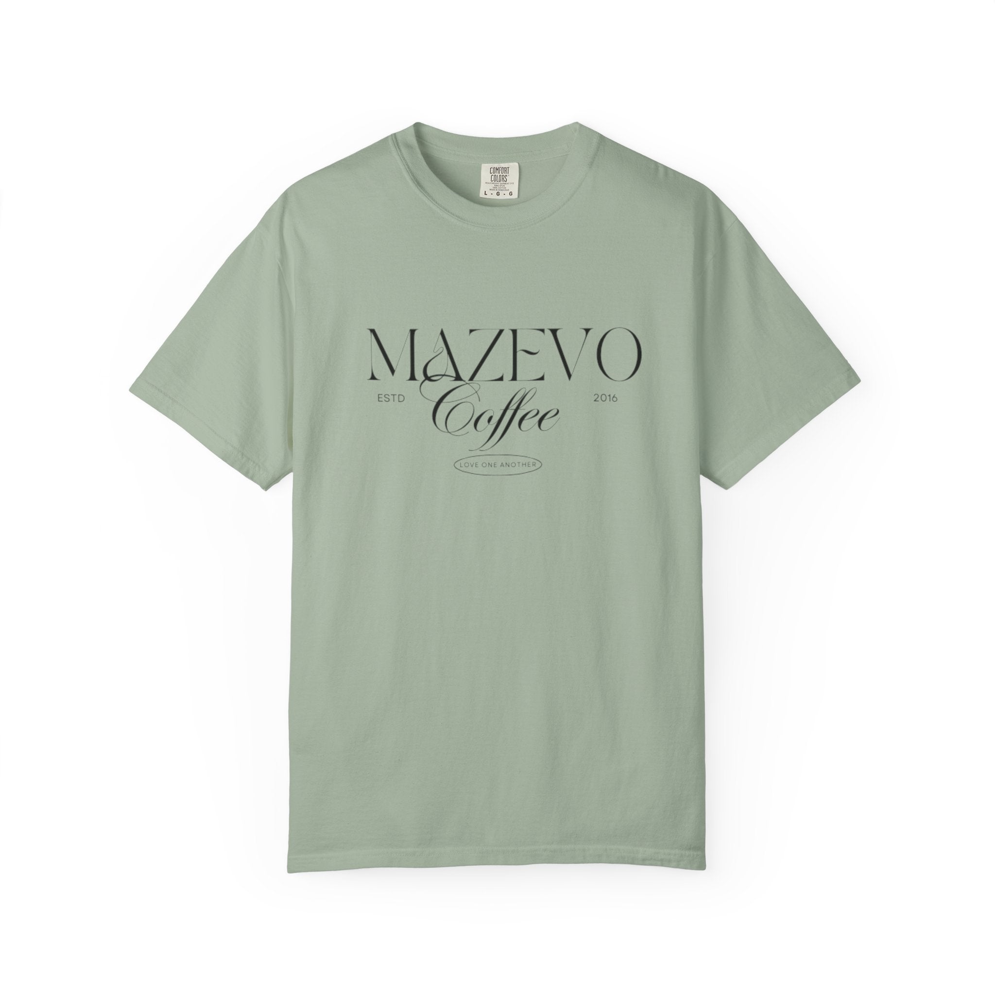 Mazevo Coffee Graphic T-Shirt — Classic Minimal Logo Tee