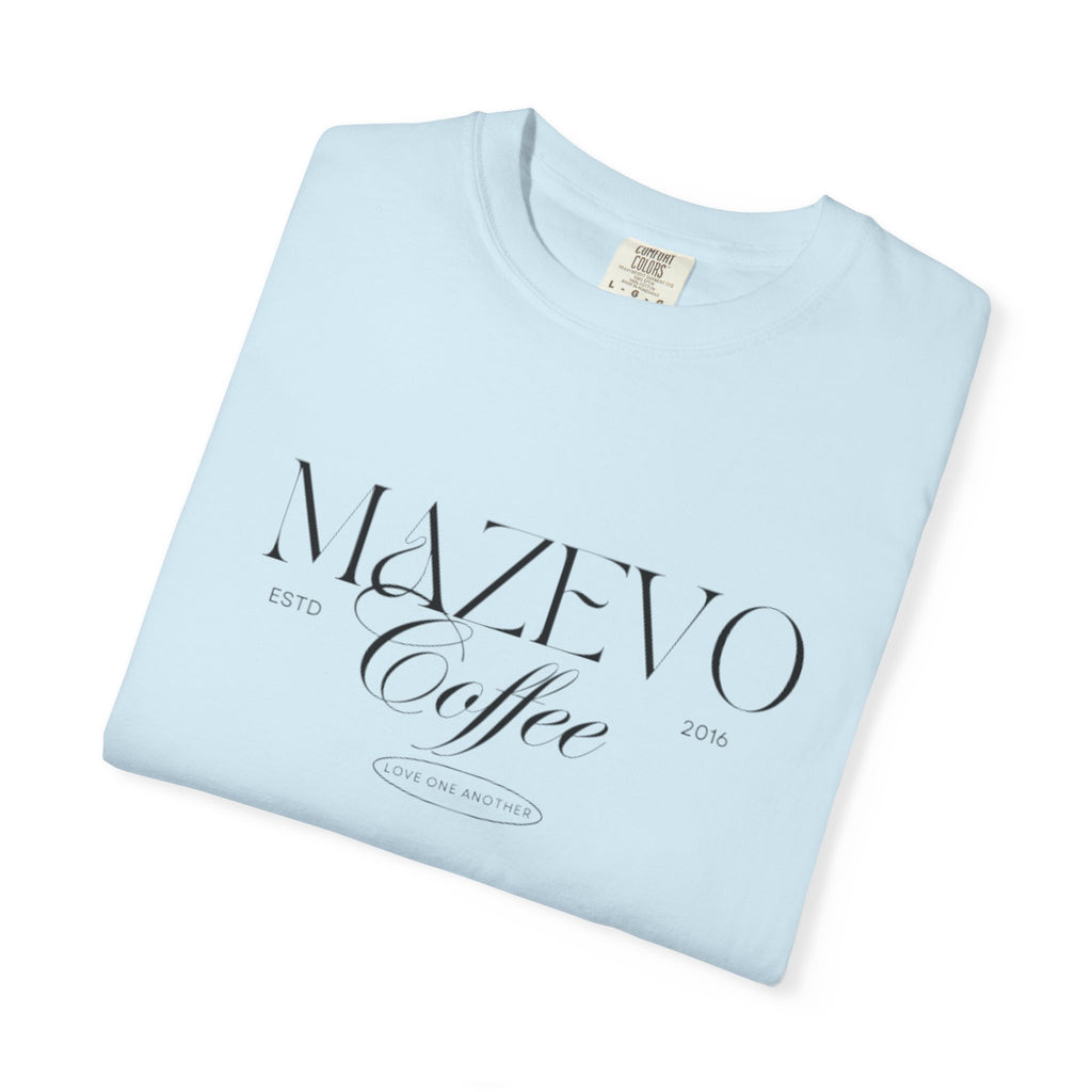Mazevo Coffee Graphic T-Shirt — Classic Minimal Logo Tee