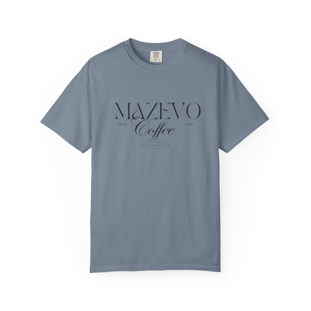 Mazevo Coffee Graphic T-Shirt — Classic Minimal Logo Tee