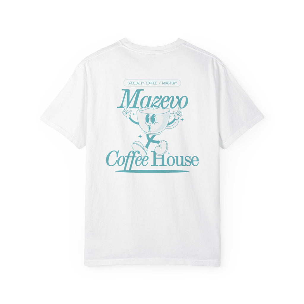 Coffee T‑Shirt — 'Mazevo Coffee House' Vintage Logo Tee
