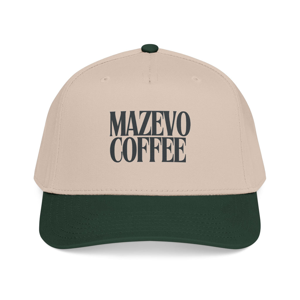 Mazebo Coffee Embroidered Mid-Profile Baseball Cap