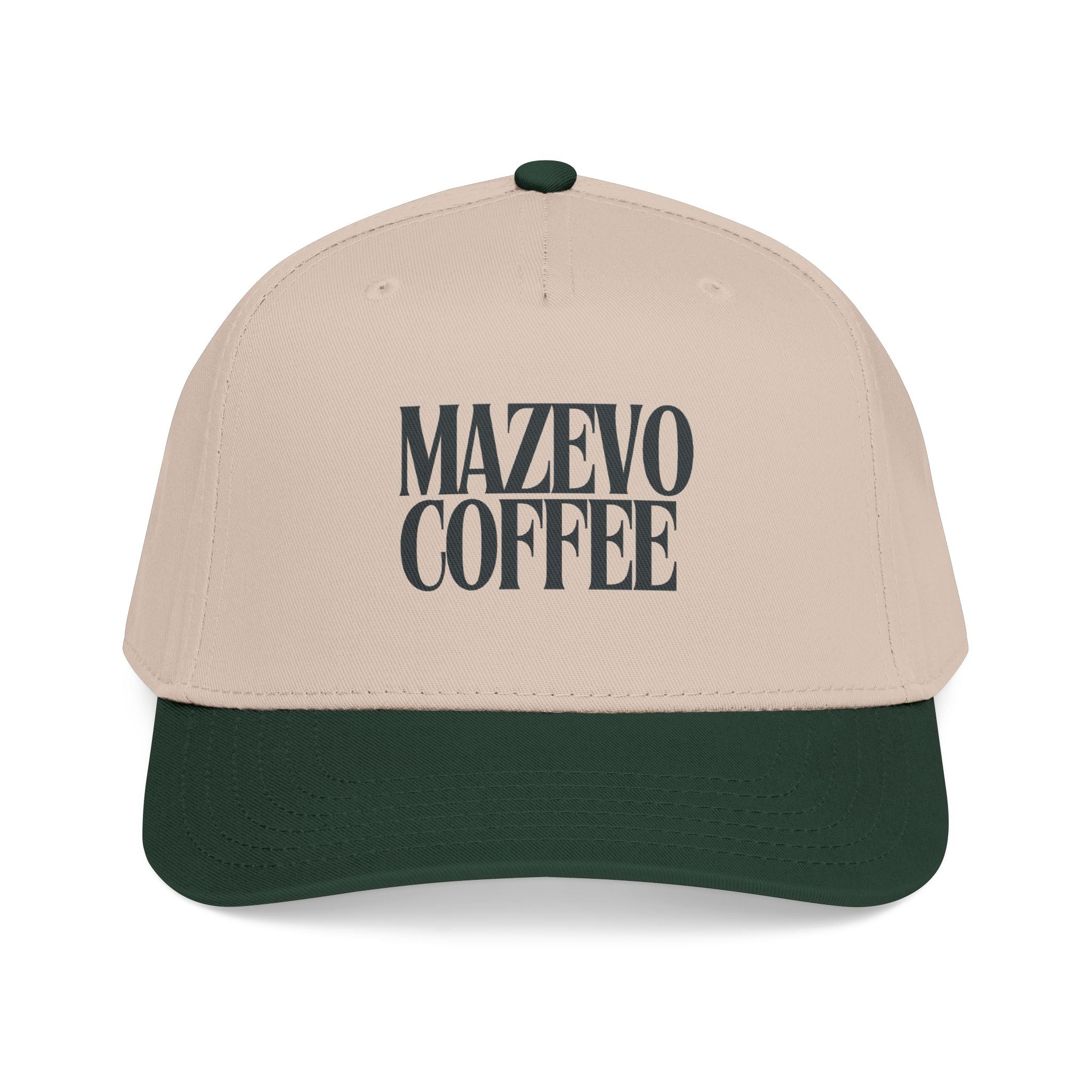 Mazebo Coffee Embroidered Mid-Profile Baseball Cap