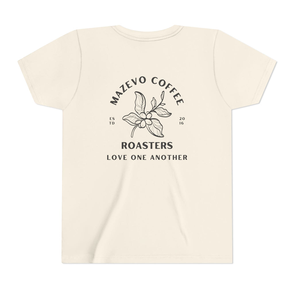 Youth Tee — Mazevo Coffee Roasters 'Love One Another' Vintage Coffee Logo