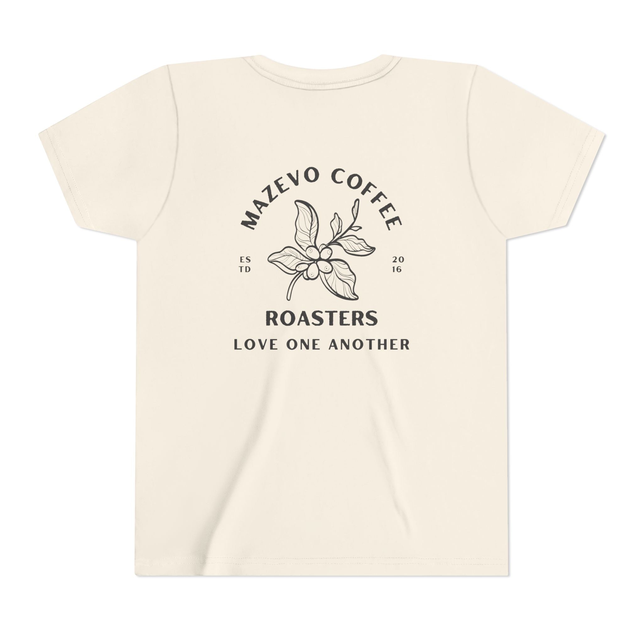 Youth Tee — Mazevo Coffee Roasters 'Love One Another' Vintage Coffee Logo