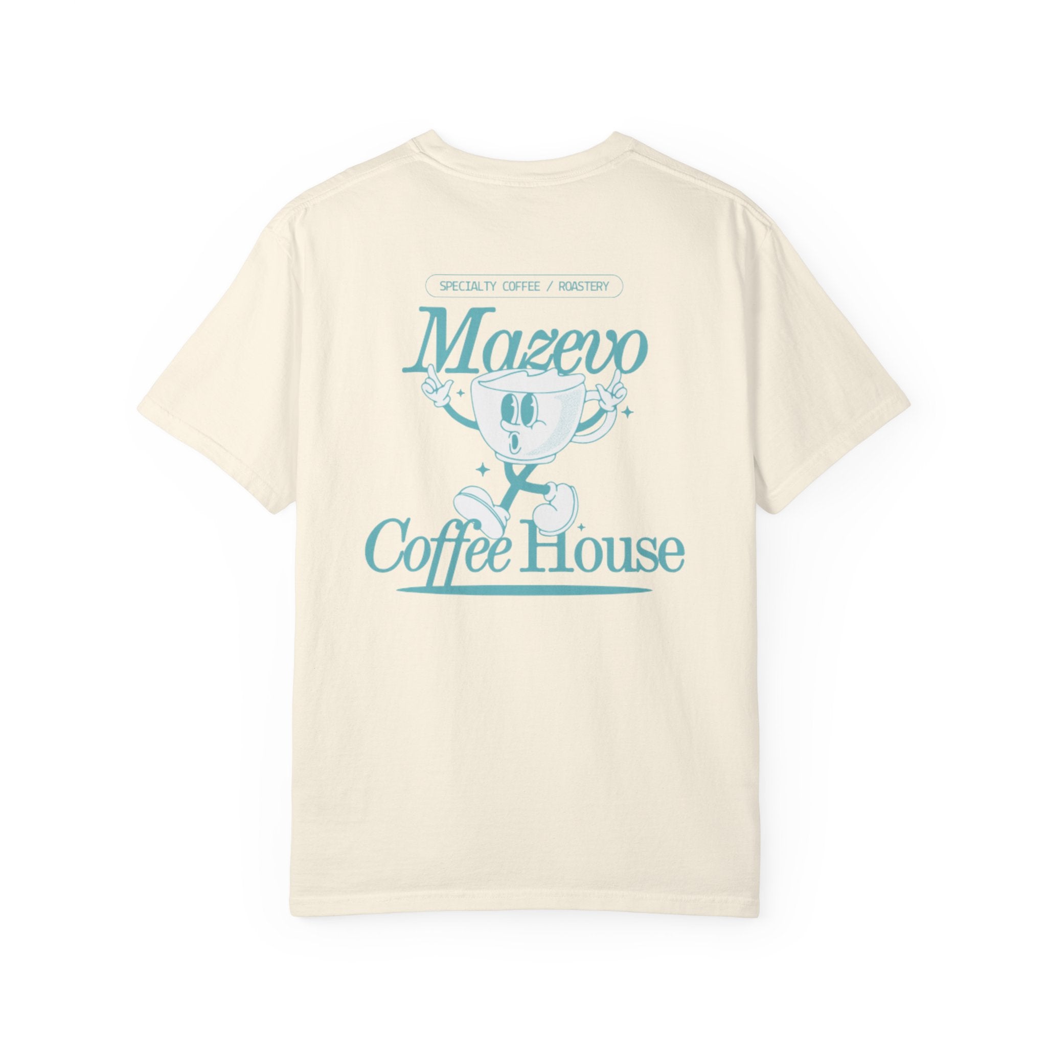Coffee T‑Shirt — 'Mazevo Coffee House' Vintage Logo Tee