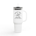 40oz Insulated Travel Mug — Mazeyo Coffee Roasters Logo, 'Love One Another'