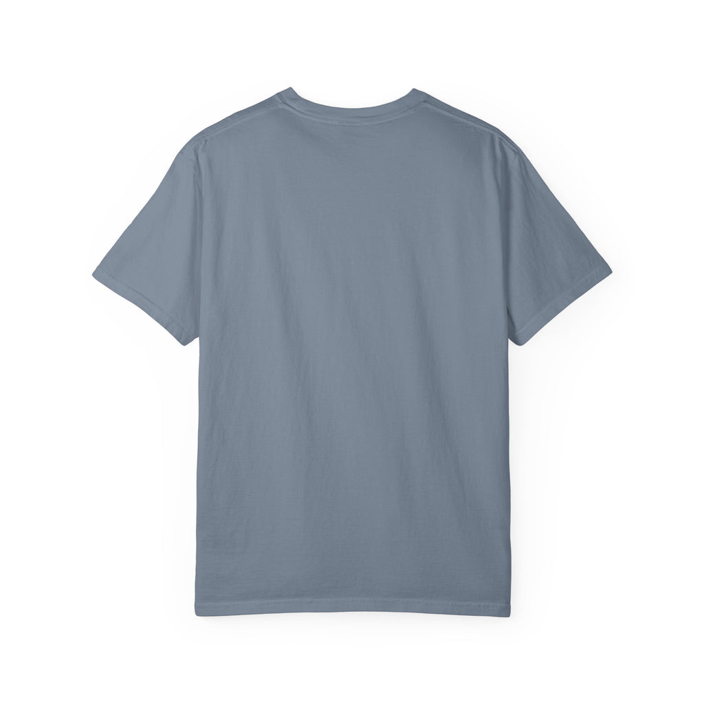Mazzevo Subtle Logo T-Shirt — Minimalist White Garment-Dyed Tee