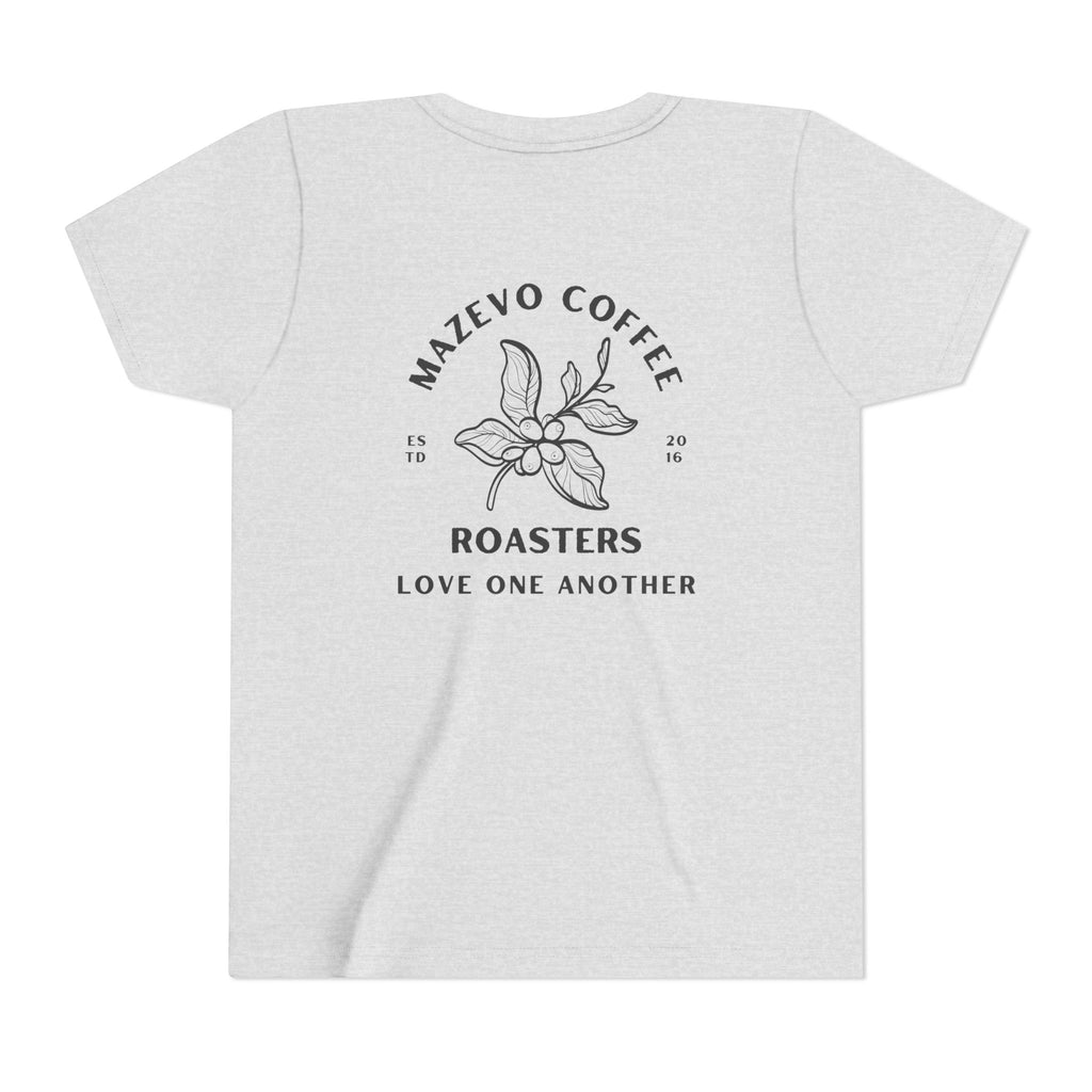 Youth Tee — Mazevo Coffee Roasters 'Love One Another' Vintage Coffee Logo