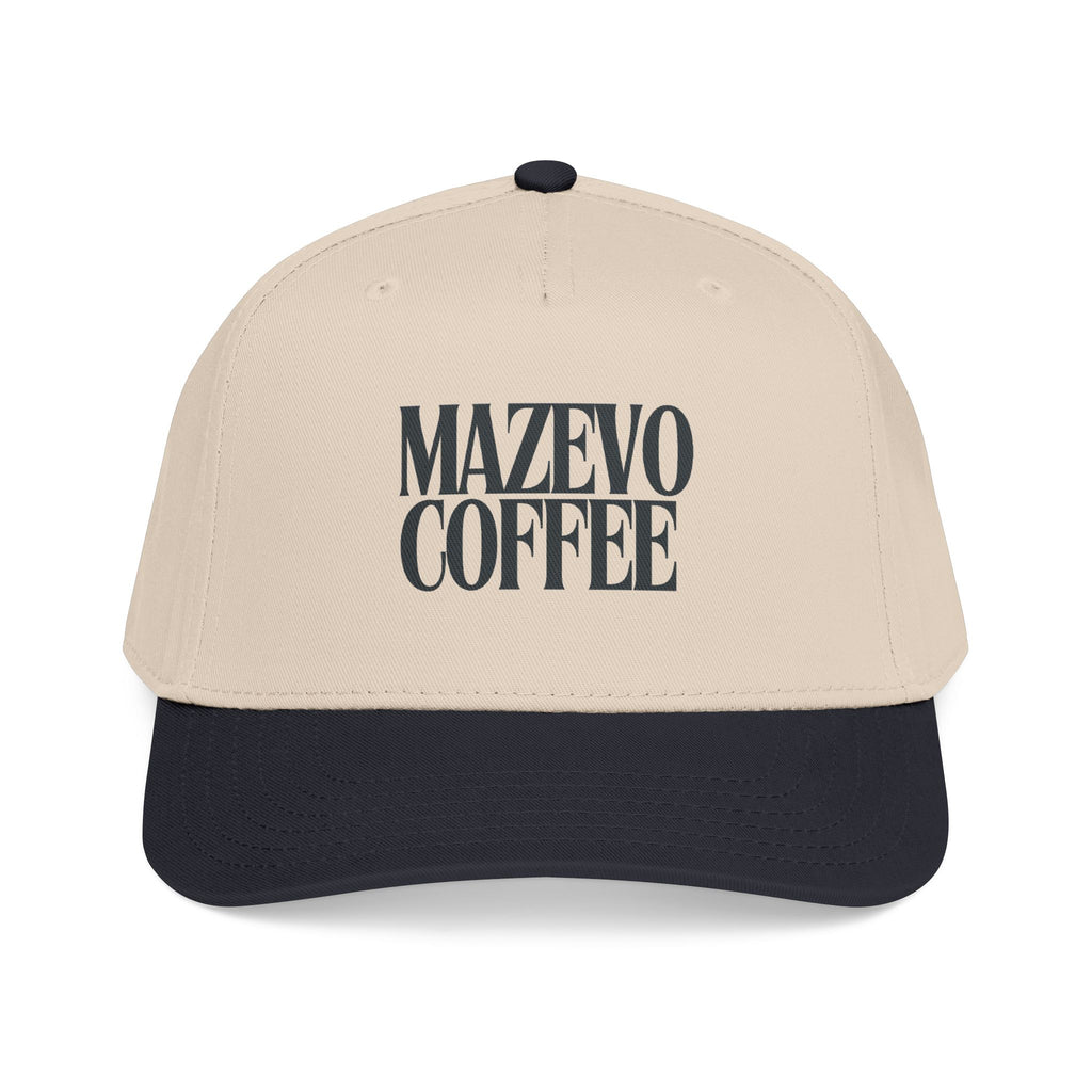 Mazebo Coffee Embroidered Mid-Profile Baseball Cap