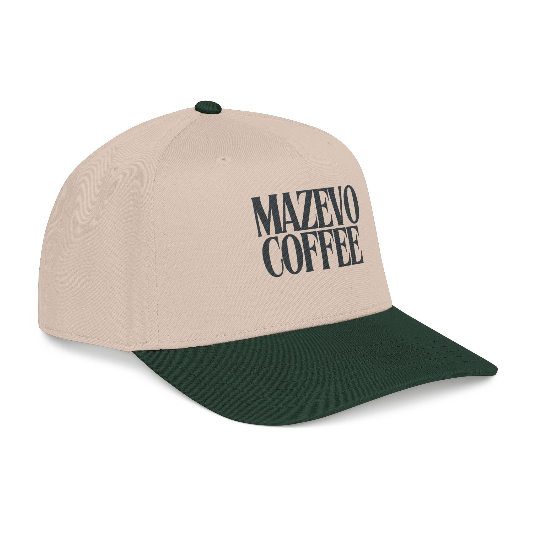 Mazebo Coffee Embroidered Mid-Profile Baseball Cap