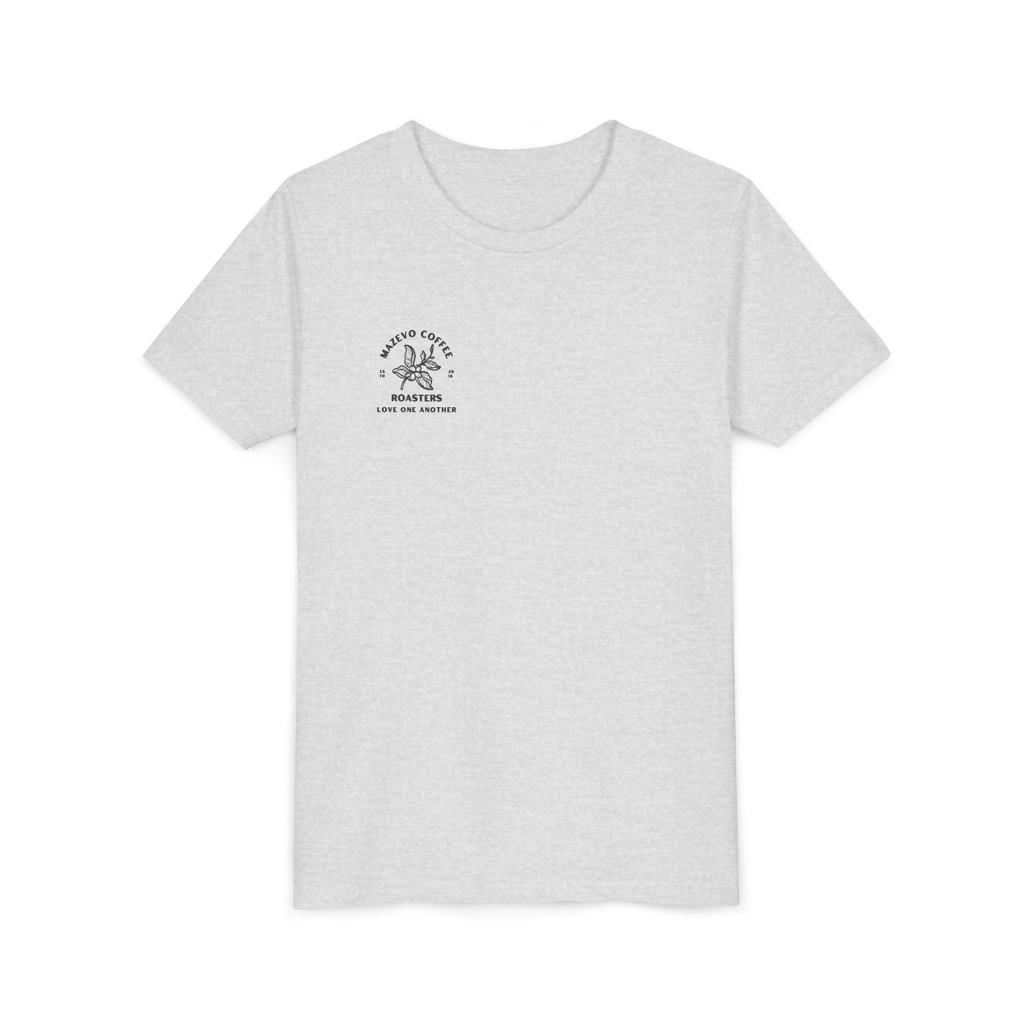Youth Tee — Mazevo Coffee Roasters 'Love One Another' Vintage Coffee Logo